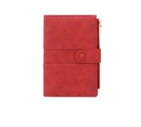 MZYFDC Portefeuille de Voyage, étui for Passeport, Protection de Cartes, Portefeuilles d'identité Multifonctions for Hommes et Femmes(Red)