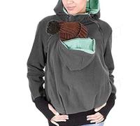 MZYZPPBD 3 en 1 Porte-Bébé Maternité Veste Multifonctionnel Hiver Femme Veste Rembourrée Kangourou Bébés Porteur Pullover Sweat-Shirt pour L'automne Et l'hiver Grossesse Manteau De Bébé,H,S