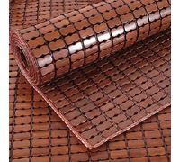 MZZHEDIE Nattes de Couchage D'été,Matelas de Couchage en Bambou,Tapis de lit en Bambou,Tapis de Pliable,Natte de Canapé en Bambou,Respirant Coussin de Chaise Cool Coussin (90×180cm/35×70.9in)