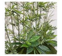 MZZKFC Bambou Plante Artificielle Plantes Artificielles en Bambou Détachables, 1.2 1.5 1.8 2.1 2.5m Plante Verte Artificielle en Pot Assemblée, Tige De Bambou Artificielle(5 stalks,6 9/10 ft (210cm))