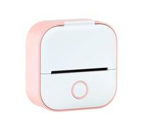 MZZYG Imprimante Thermique D'éTiquettes T02 Mini Imprimante Thermique Portable sans Fil BT 203 Dpi Étiquette Photo Mémo Liste Impression avec Câble USB Portable(PK-3 Rolls Stickers)