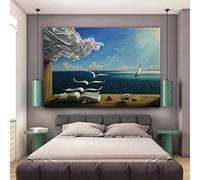N/Ａ Impressions décoratives sur Toile Toile Art Print Affiche Le Livre de Vagues voilier Photo Toile Peinture Journal de découverte par -60x80cm