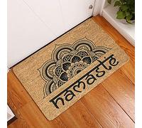 N/Ａ Paillasson Interieur Tapis d'entrée Nice Design Namaste Motif Paillasson Décor À La Maison Decoration Maison