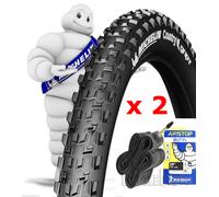 N°2 Pneu 29 X 2.10 Vélo MTB MICHELIN COUNTRY GRIP + N°2 Chambre