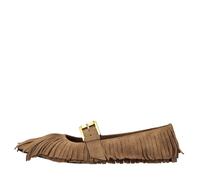 N21 - Ballerines à franges et boucle - Femme - Chaussures - Brun - Taille: 41 EU