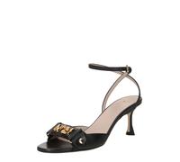 N°21 Sandales à lanières or / noir, Taille 36