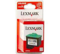 Lexmark Cartouche d'encre originale No 26 (10N0026) Tricolore (Cyan/Magenta/Jaune)