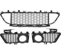 N°51118068124 Grille De Calandre De Capot Inférieur Avant Grille De Calandre De Pare-Chocs Avant Couvercle De Phare Antibrouillard Pour Bmw 320I 2013-2018 Noir 1 Ensemble