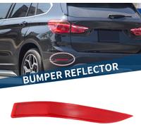 N°61617355547 Réflecteur De Pare-Chocs Pour Bmw X1 2016-2019 Réflecteur De Pare-Chocs Arrière Gauche Marqueur Latéral En Plastique Durable 1 Pièce Rouge