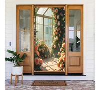 Nº 770 Couvre-porte décoratif pour intérieur et extérieur, printemps, été, automne, hiver, Halloween, Noël