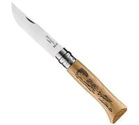 couteau OPINEL 8 INOX SPORT SKI stainless steel knife manche chene 92188