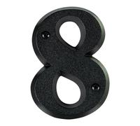 Chiffre 8 en zamak mat H.8 x l.4.5 cm