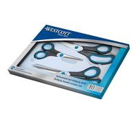 Ciseaux droitiers bouts pointus Easy Grip Westcott - Lot de 3