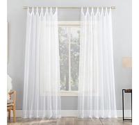 N ° 918 Sheer Voile Rideau Panneau, Blanc, 149,9 x 213,4 cm