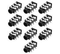 N/A 3,5 mm Audio Jack Connecteur PCB Mount Femelle Socket 6 Pin PJ-313D 10pcs