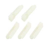 N/A 5pcs Chape en Nylon Blanc 1,2 mm de diamètre de Trou 29 x 7,5 x 6,5 mm