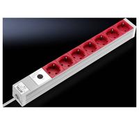 N/A 7 compartiments, avec prise secteur femelle Rittal 7240.260 aluminium 1 pc(s)