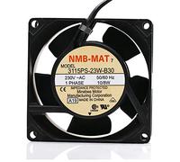 N+A AC Cabinet Double Ball Cooling Fan for NMB 3115PS-23W-B30 230V 10 / 8W 8038 2wire
