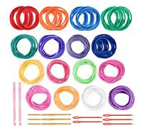 N|A Allazone 298 PCS Kit de Boucle de Manique à Tisser Boucles de Manique de Métier à Tisser, 12 Couleurs Boucles de Manique avec Crochet pour Les Fournitures D'artisanat de Bricolage