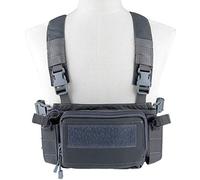 N / A Camouflage Gilet Tactique Airsoft Ammo Box Rig et Poitrine Camo Downhill Tactical Vest 5,56 Pouces, 0,354 Pouces Gilet Tactique