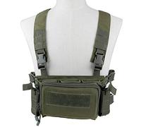 N / A Camouflage Gilet tactique Airsoft Ammo Box Rig et Poitrine Camo Downhill Tactical Vest 5,56 pouces, 0,354 pouces Gilet tactique