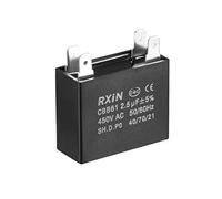 N/A CBB61 Condensateur Run 450V AC 2.5uF 2 Insert Condensateurs en Film de polypropylène métallisé pour Ventilateur de Plafond