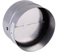 Clapet anti-retour avec joint en caoutchouc Convient pour Ø de tube: 12.5 cm Wallair N35984 galvanisé