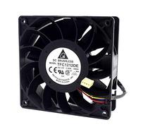 N / A Cooler Fan for Delta TFC1212DE DC 12V 5200RPM 120mm for Bitcoin Miner Powerful Server Case AXIAL Cooling Fan