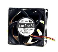 N+A Cooling Fan 8cm for Sanyo 9G0848P1G041 DC48V 0.84A, Inverter Fan 9G0848P1G041 80x80x38mm 4wire