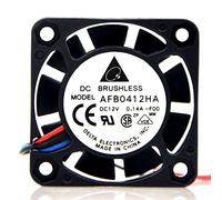 N / A Cooling Fan Delta AFB0412HA,Server Cooler Fan Delta AFB0412HA, Two Ball Bearing Server Chassis Supply Cooling Fan for 40x40x10MM