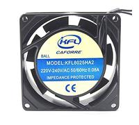 N / A Cooling Fan KFL8025HA2,Server Cooler Fan KFL8025HA2 220V-240V AC 50/60HZ 0.08A, Inverter Cooling Fan for KFL8025HA2