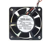 N / A Cooling Fan NMB 2410ML-07W-B49,Server Cooler Fan NMB 2410ML-07W-B49 48V 0.07A, Communication Equipment Switch Silent Fan for 60x60x25mm 3PIN