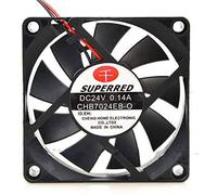 N / A Cooling Fan SUPERRED CHB7024EB-O,Server Cooler Fan SUPERRED CHB7024EB-O 24V 0.14A, Inverter Cooling Fan for 7CM/7020 2-wire