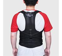 n/a Corrector&Waist Back Brace Clavicle Support Stop Slouching Hunching Adjustable Trainer (Color Black, Size : S Code)