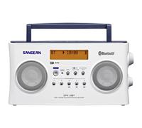 Sangean Radio portable DPR-26 BT DAB+ AUX Bluetooth recharge batterie Blanc