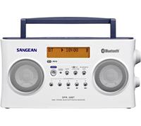 N/A DAB+ Sangean DPR-26 BT AUX, Bluetooth fonction de charge de la batterie blanc
