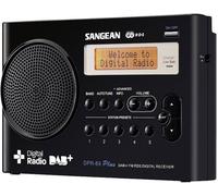 N/A DAB+ Sangean DPR-69+ fonction de charge de la batterie noir