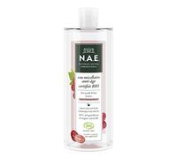 N.A.E. Eau Micellaire Démaquillante Nettoyante Anti-âge Enrichie en Extrait de Raisin, Bio, 500ml