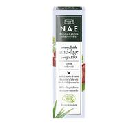 N.A.E. - Sérum Fluide BIO Anti-Âge Visage - Huile de Pépins de raisin, Aloé Vera, Acide Hyaluronique - Certifié Bio - Formule Vegan - Contenant de 30 m (ll'emballage peut varier)