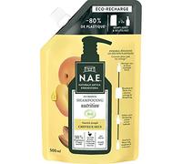 N.A.E. - Shampoing BIO Liquide Nutrition - Nourrit et Assouplit - Nutriente - Cheveux Secs - Certifié Bio - Sans Silicone - Formule Vegan - 98% d'Ingrédients d'Origine Naturelle - Recharge de 500 ml