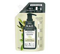 N.A.E. - Shampoing Liquide Réparation - Répare & Renforce - Riparazione - Cheveux Abîmés - Certifié Bio - Sans Silicone - Formule Vegan - Recharge de 500 ml