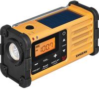 N/A FM Sangean MMR-88 noir, jaune fonction de charge de la batterie, lampe de poche, rechargeable, m