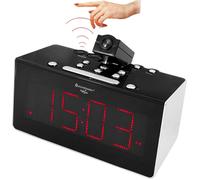 Soundmaster Radio-réveil FUR6005 radiocommandé avec projection et capteur IR