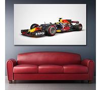 N / A Impressions décoratives sur Toile Bull Racing Formula One Sport Voiture Affiche Mur Art Photo Soie Toile imprimé Art peintures pour la décoration intérieure 24x32inch