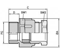 N/A LAPP SKINDICHT® SVFK PG 48 52005720 PG48 Polystyrène expansé (EPS) gris clair (RAL 7035) 5 pc(s)