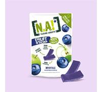 N.A! Nature Addicts - Sachet de Fruit Sticks Myrtille 40g - 100% Issu de Fruits - Sans Sucres Ajoutés, Sans Édulcorants ni Conservateurs - Sachet Refermable à Emmener Partout - Lot de 1