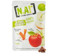 N.A! Nature Addicts - Sachet de Fruit Sticks Pomme 40g - 100% Issu de Fruits - Sans Sucres Ajoutés, Sans Édulcorants ni Conservateurs - Sachet Refermable à Emmener Partout - Lot de 1