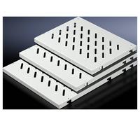 N/A perforé Rittal 7166.035 Tôle d'acier gris clair (RAL 7035) (L x l) 600 mm x 600 mm