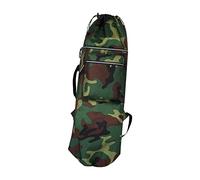 #N/A Sac à Dos de Skateboard avec 2 Poches résistant à l'eau, Sangles réglables, Sac à Main, étui de Transport Longboard pour débutants, Adolescents, Vert