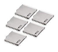 N/A SD Memory Card Socket Long Body 11 Pin PCB Mount Connector 5pcs